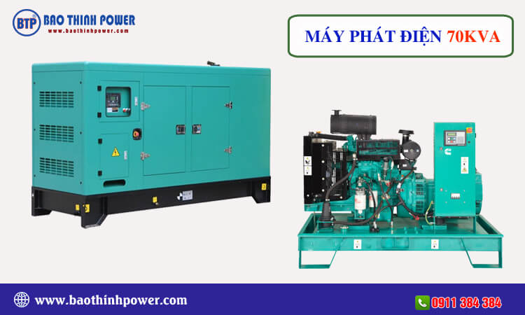 Máy phát điện 70kva