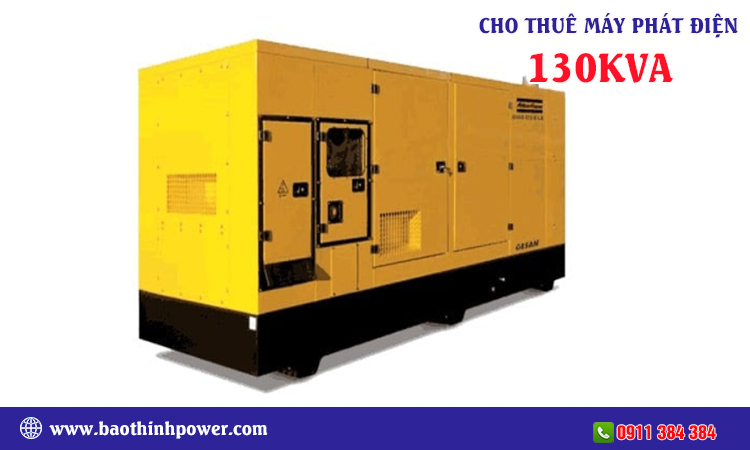 Cho thuê máy phát điện 130kva