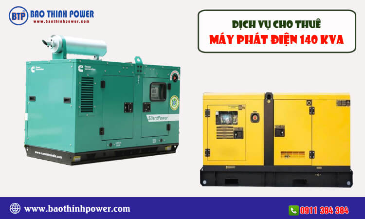 Cho thuê máy phát điện 140kva 