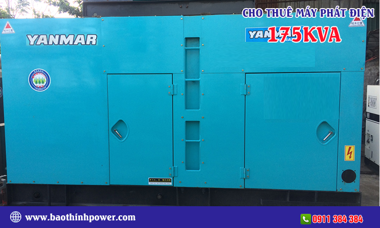 Cho thuê máy phát điện 175kva