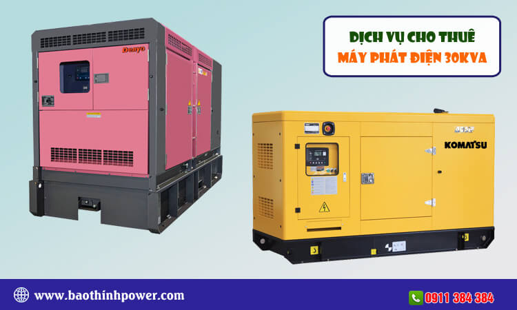 Cho thuê máy phát điện 30kva 