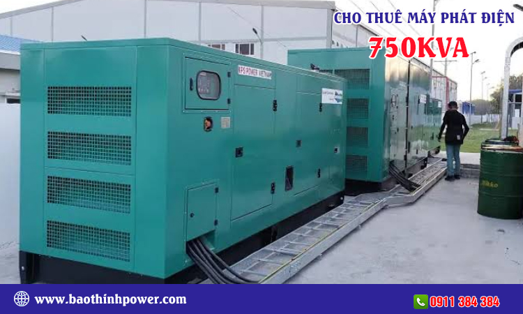 Cho thuê máy phát điện 750kva