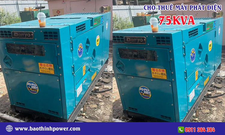 Cho thuê máy phát điện 75kva