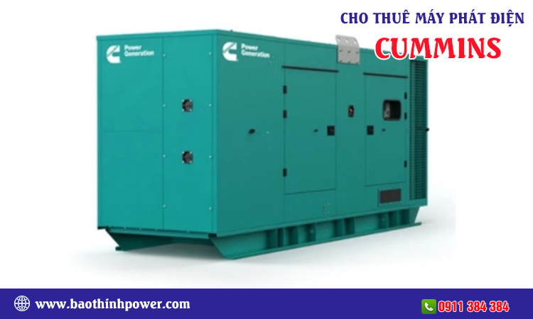 Cho thuê máy phát điện cummins