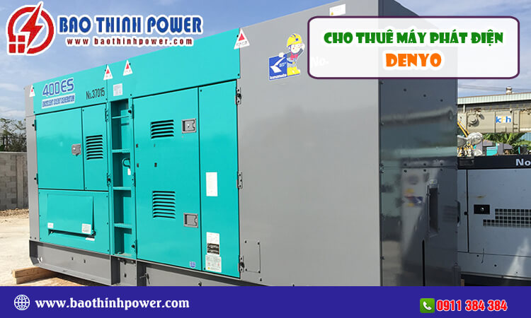 Cho thuê máy phát điện Denyo