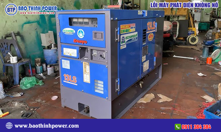 Lỗi máy phát điện không nổ