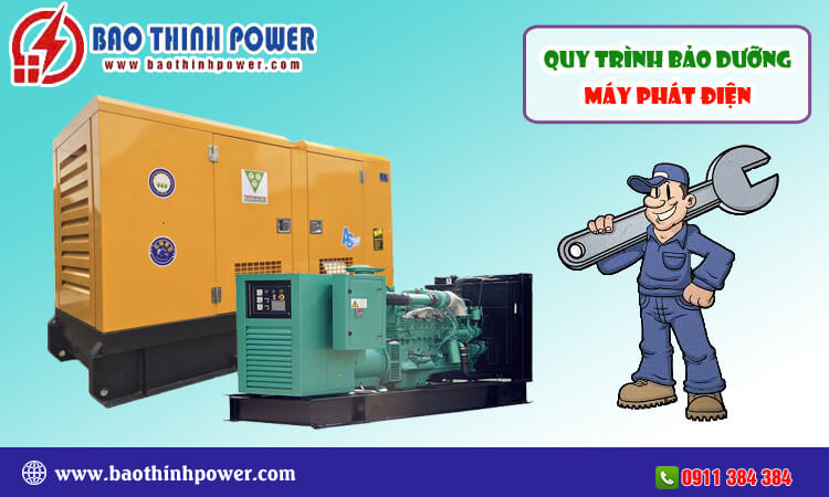 Quy trình bảo dưỡng máy phát điện diesel 