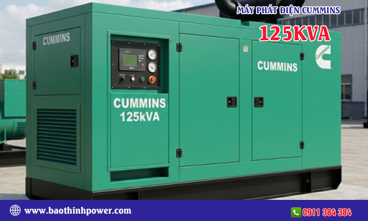Máy phát điện cummins 125kva