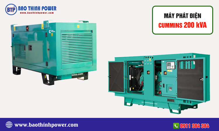 Máy phát điện Cummins 200kva 