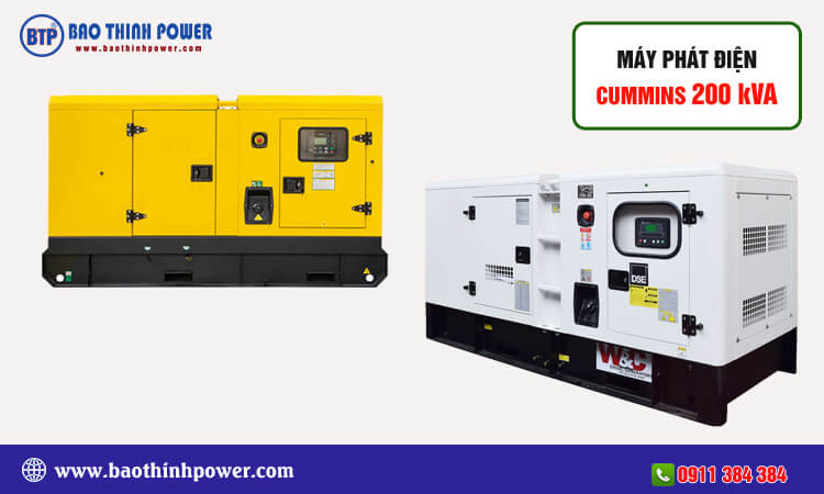 Máy phát điện Cummins 200kva 