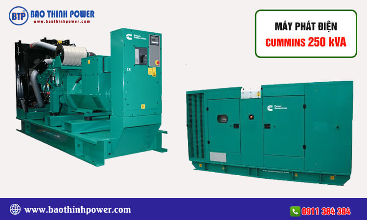 Máy phát điện Cummins 250kva 