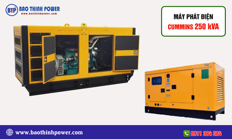 Máy phát điện Cummins 250kva 