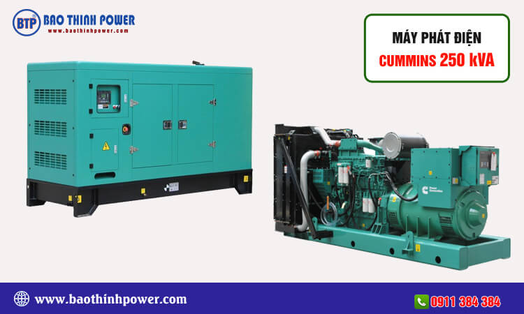 Máy phát điện Cummins 250kva 