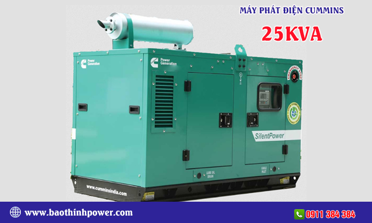Máy phát điện cummins 25kva