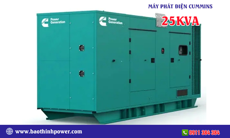 Máy phát điện cummins 25kva