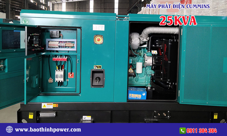 Máy phát điện cummins 25kva