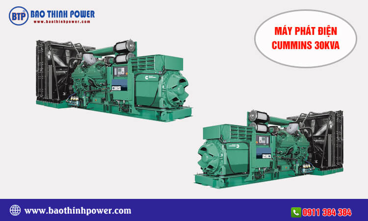 Máy phát điện Cummins 30kva 