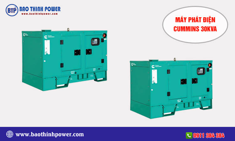 Máy phát điện Cummins 30kva 