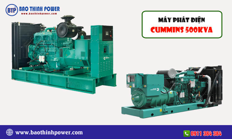 Máy phát điện Cummins 500kva 