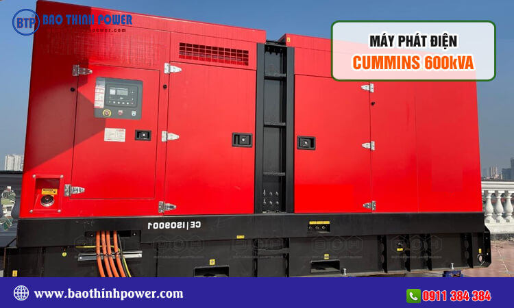 Máy phát điện Cummins 600kva 