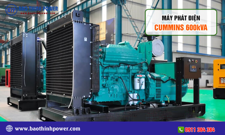 Máy phát điện Cummins 600kva 