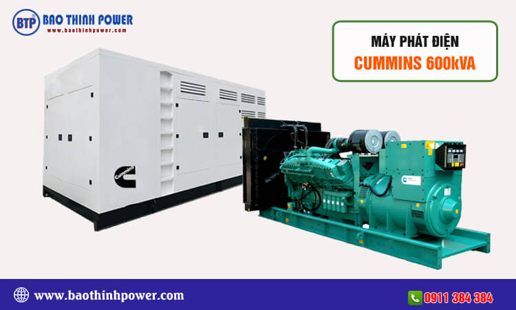 Máy phát điện Cummins 600kva 