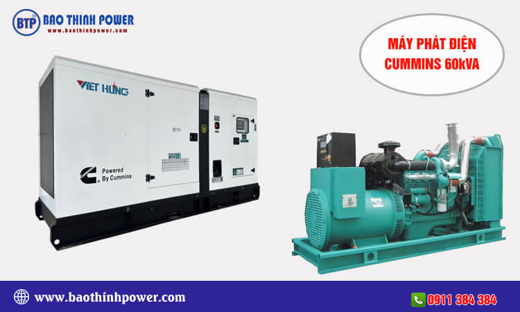Máy phát điện Cummins 60kva 