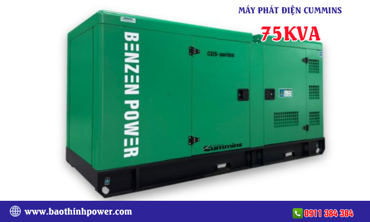 Máy phát điện cummins 75kva