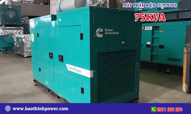 Máy phát điện cummins 75kva