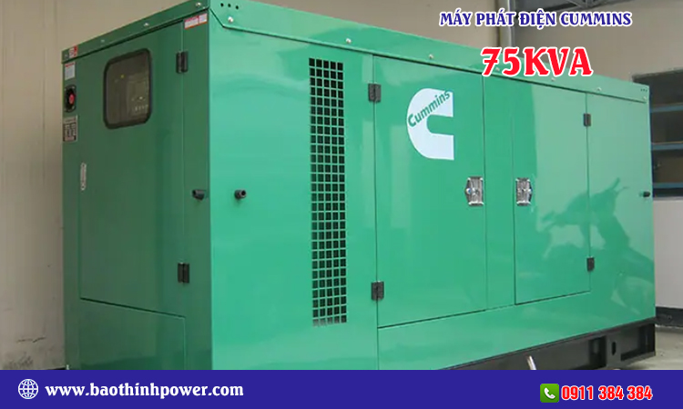 Máy phát điện cummins 75kva