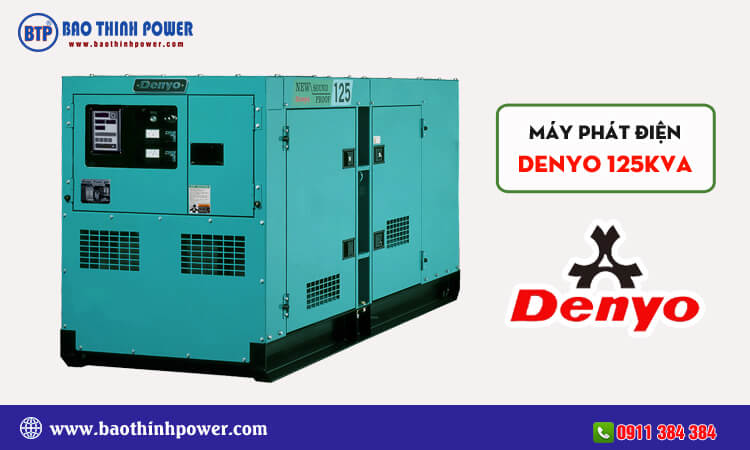 Máy phát điện Denyo 125kva 