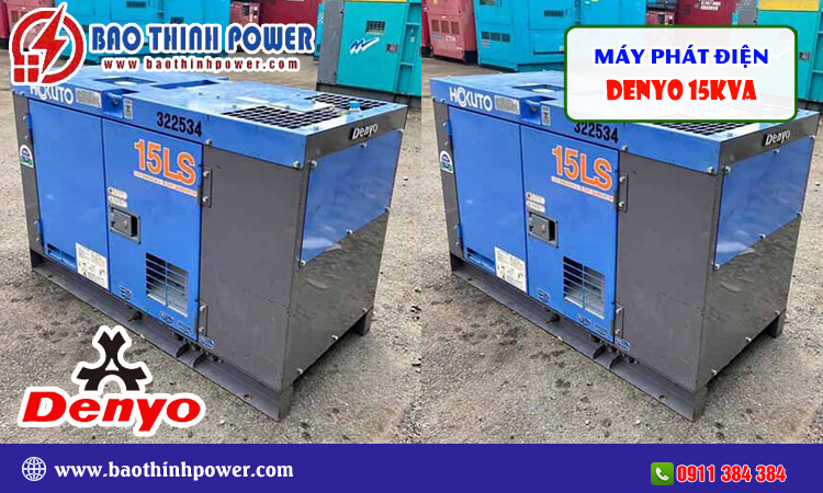 Máy phát điện Denyo 15kva 