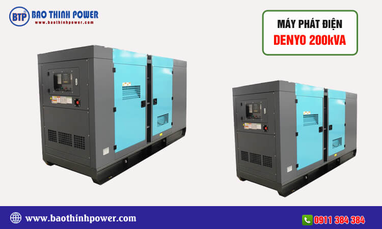 Máy phát điện Denyo 200kva 