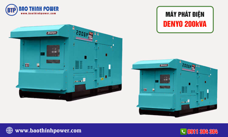 Máy phát điện Denyo 200kva 