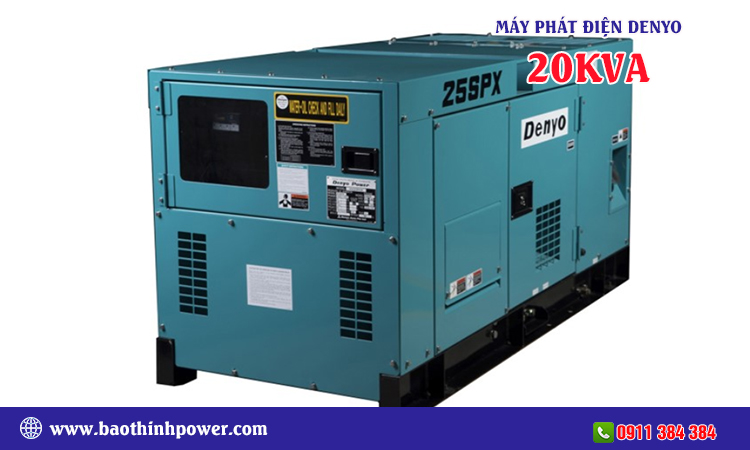 Máy phát điện denyo 20kva