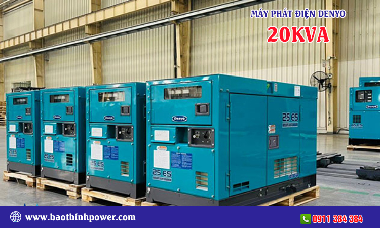 Máy phát điện denyo 20kva