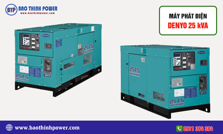 Máy phát điện Denyo 25kva 