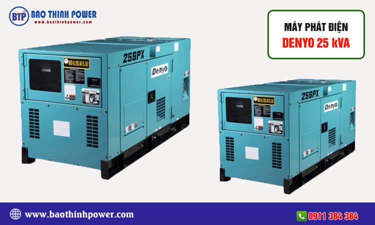 Máy phát điện Denyo 25kva 