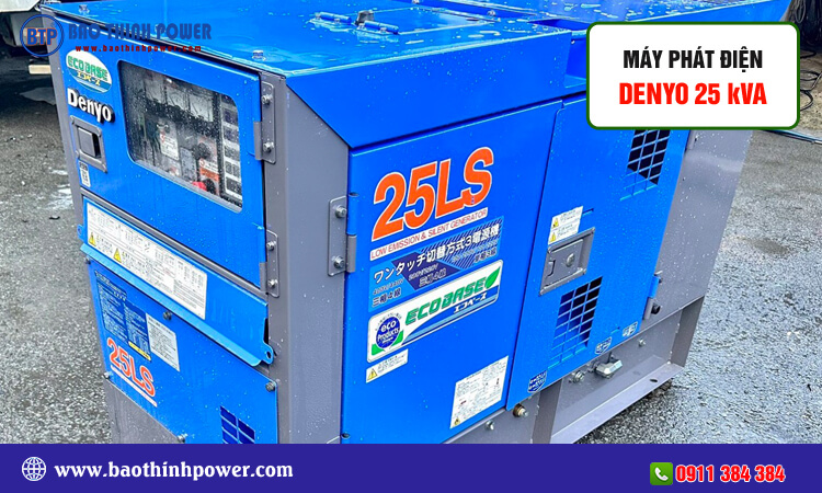 Máy phát điện Denyo 25kva 