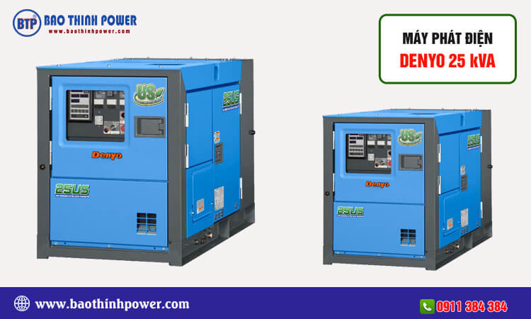 Máy phát điện Denyo 25kva 