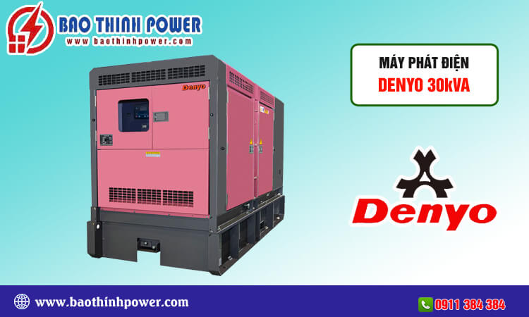 Máy phát điện Denyo 30kva 