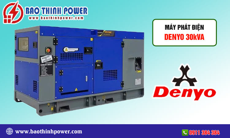 Máy phát điện Denyo 30kva 