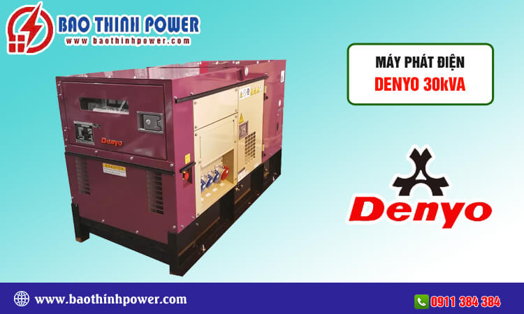 Máy phát điện Denyo 30kva 