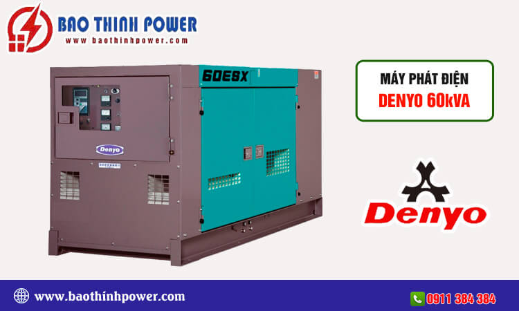 Máy phát điện Denyo 60kva 