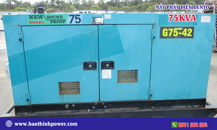 Máy phát điện Denyo 75kva