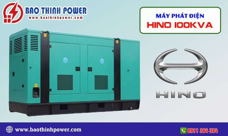 Máy phát điện Hino 100kva 