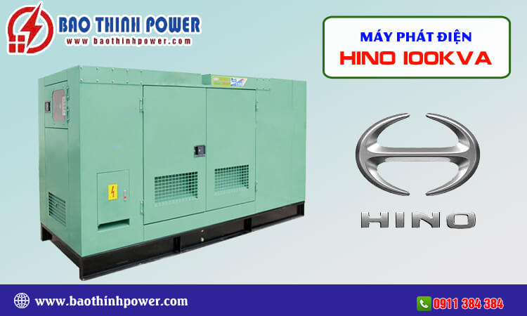 Máy phát điện Hino 100kva 
