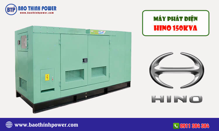 Máy phát điện Hino 150kva 