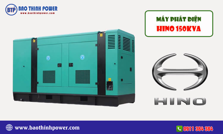 Máy phát điện Hino 150kva 