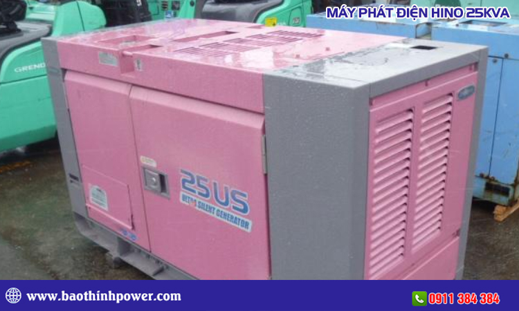 Máy phát điện Hino 25kva